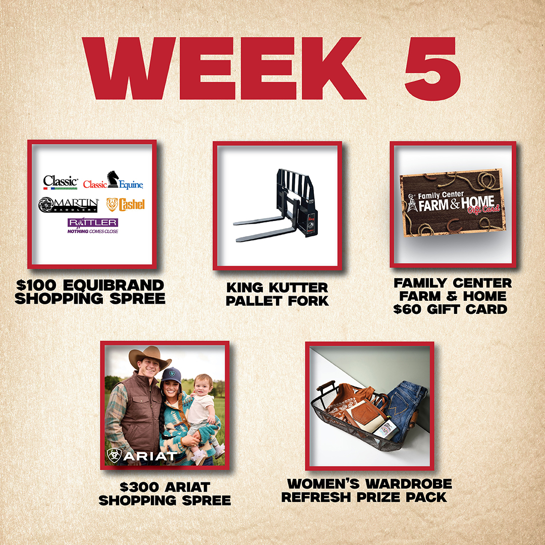Weekly Giveaways This Week