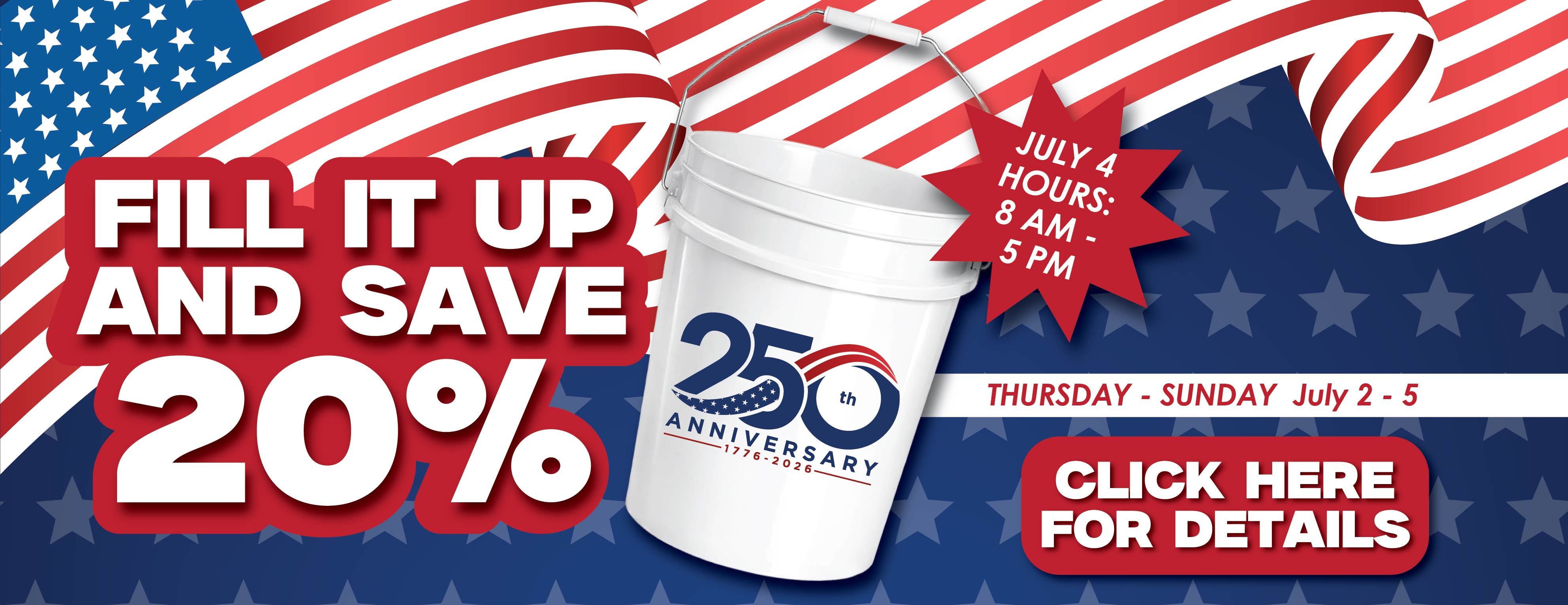 Bucket Sale