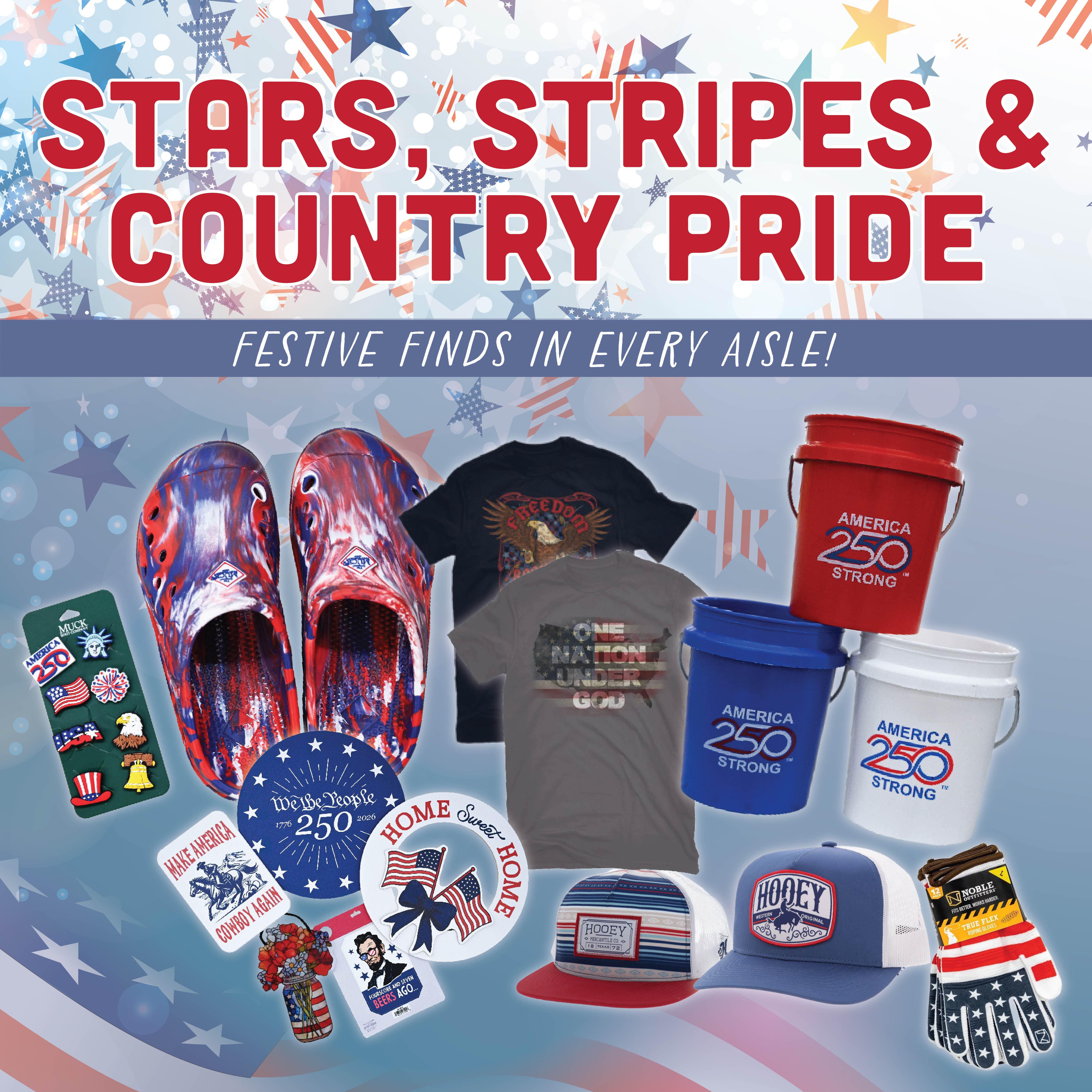 Stars, Stripes & Country Pride