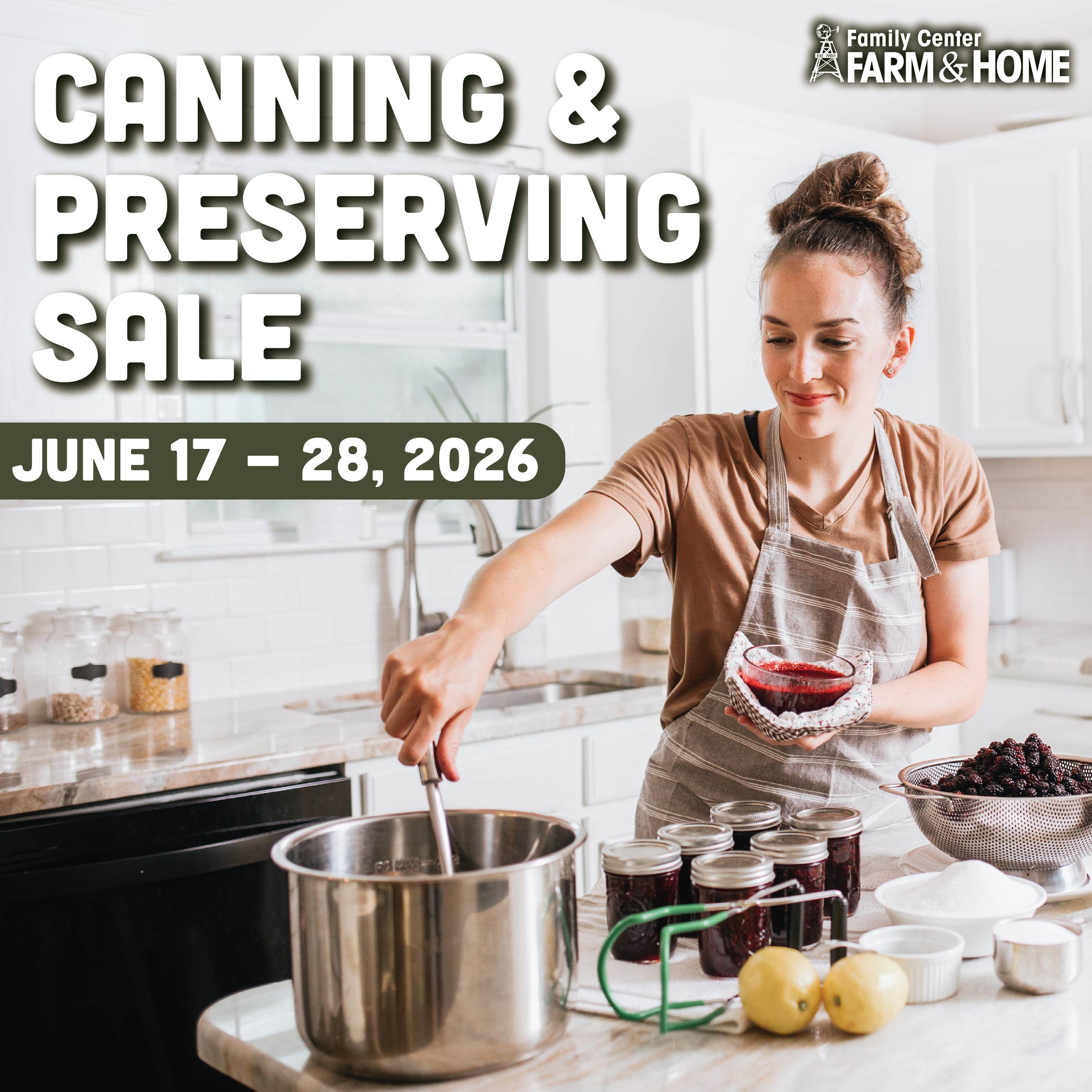 Canning & Preserving Sale