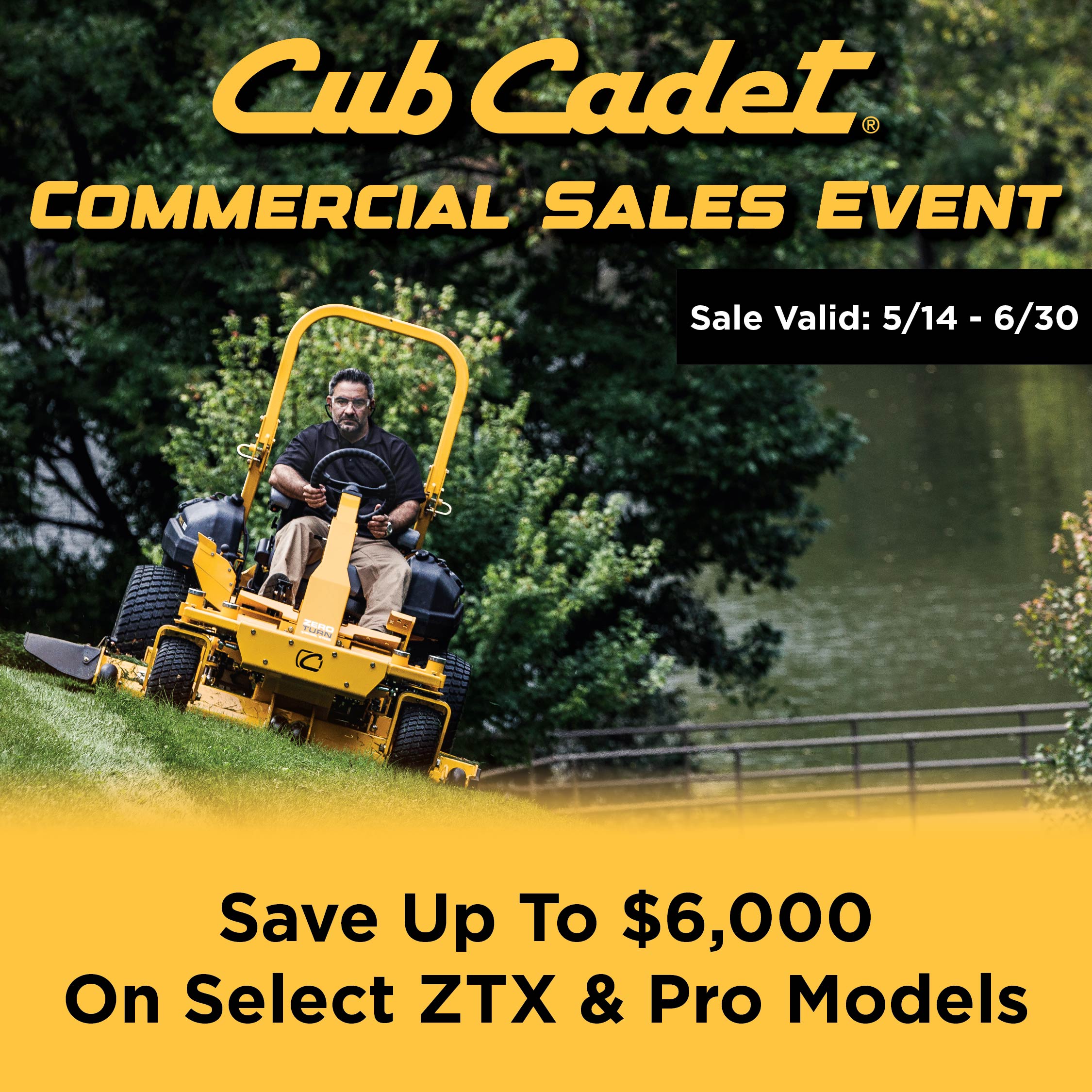Cub Cadet Commercial Sales Event