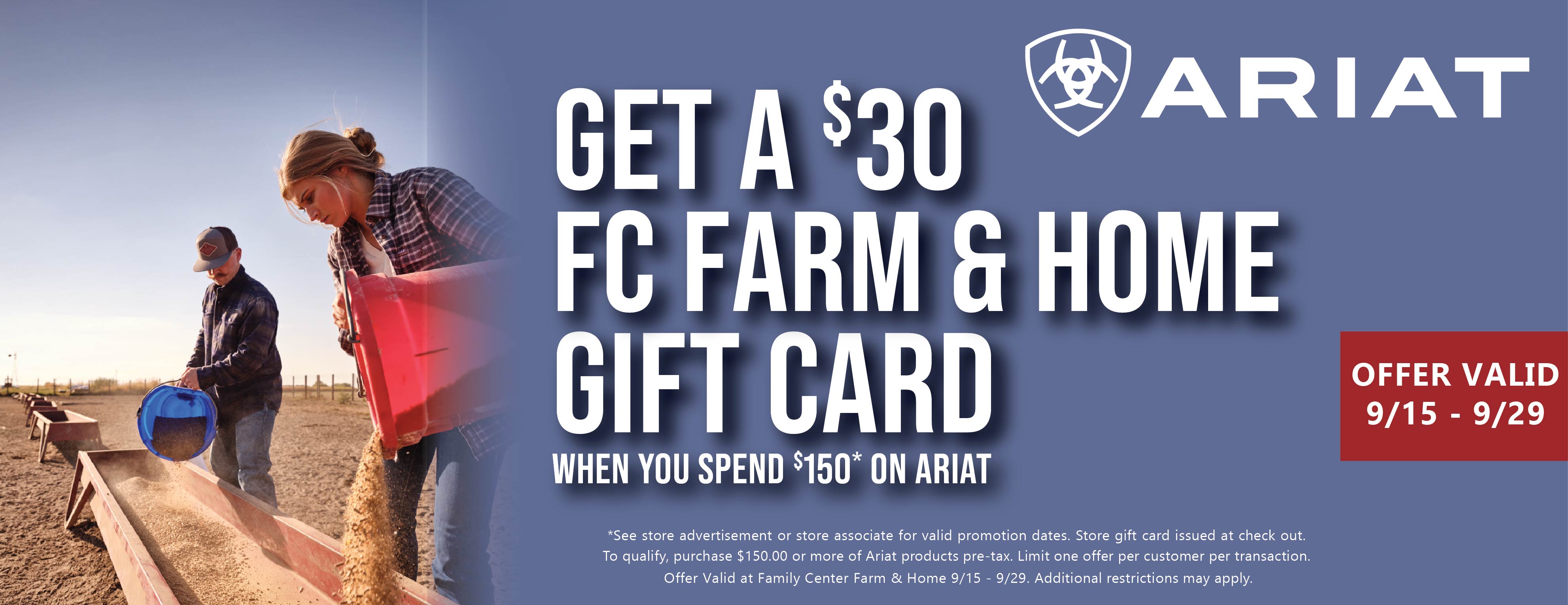 Ariat Gift Card Promotion