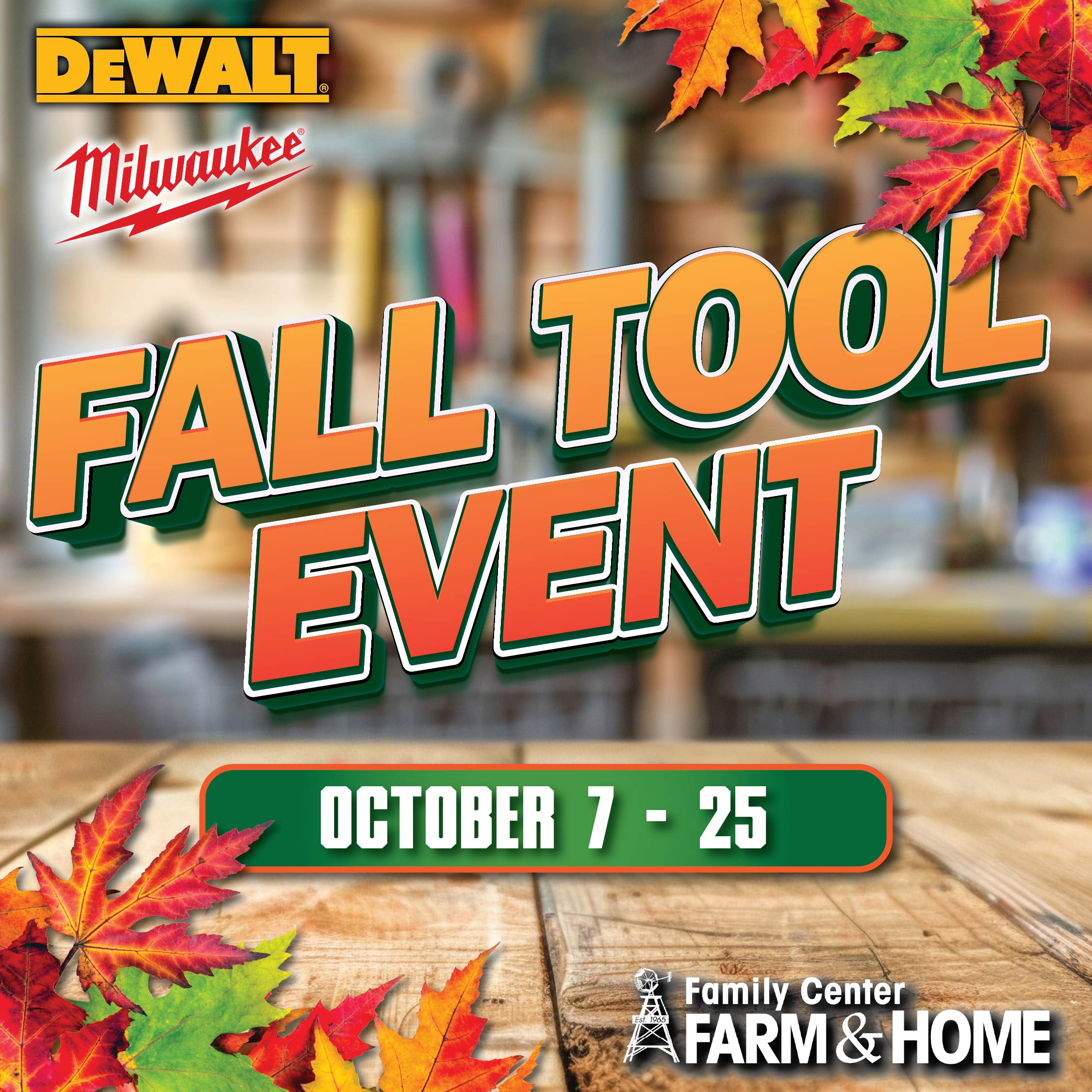 Fall Tool Event