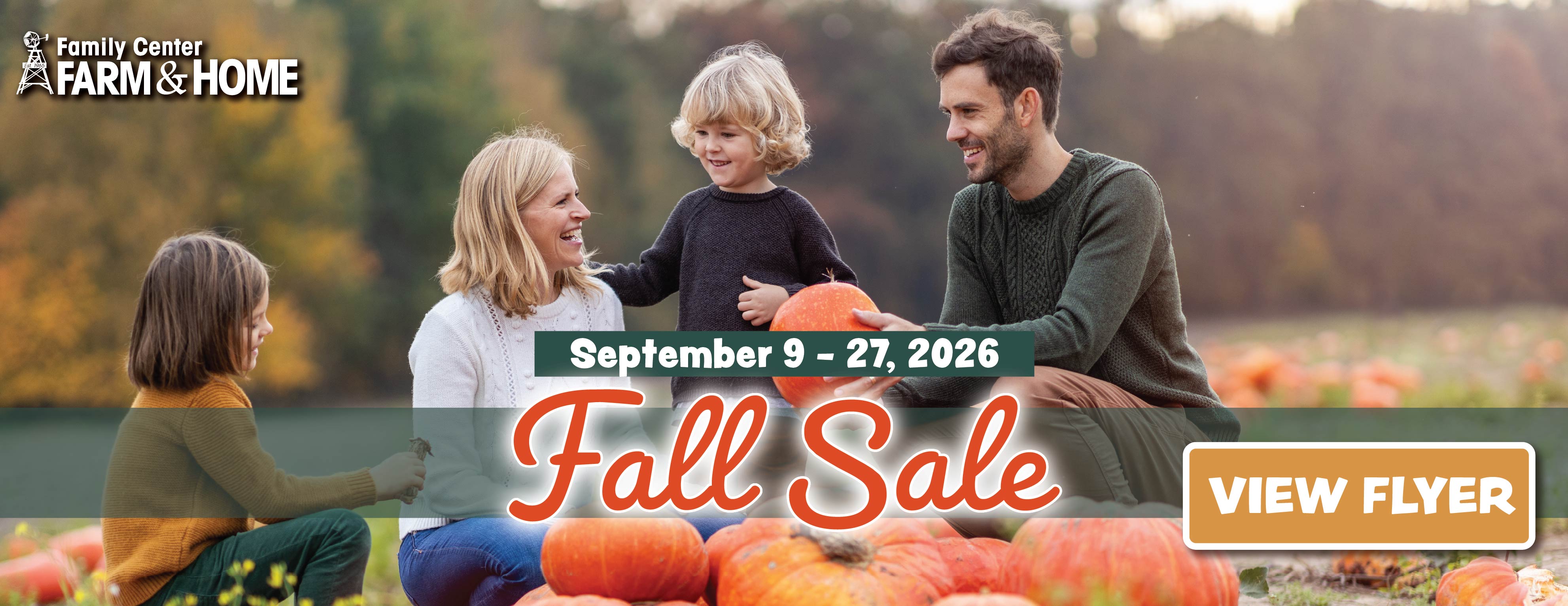 Fall Sale